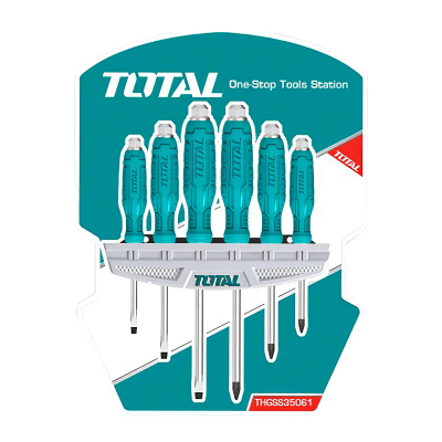 SET DE DESTORNILLADORES DE GOLPE 6 PIEZAS TOTAL THGSS35061