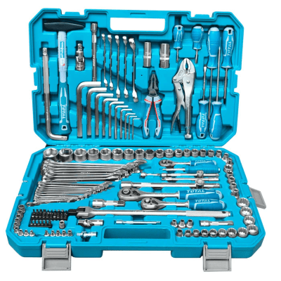 SET DE HERRAMIENTAS MANUALES, DADOS Y RATCHET 142PZAS -THKTHP21426