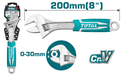 LLAVE FRANCESA AUTOAJUSTABLE 8