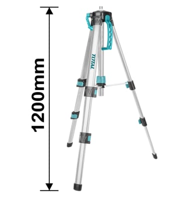 TRIPODE DE ALUMINIO 1.2M NIVEL LASER TOTAL
