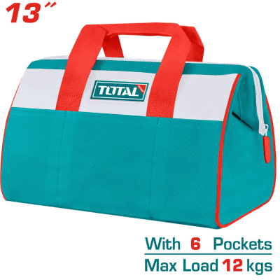MALETIN DE HERRRAMIENTAS 6 BOLSILLOS TOTAL - THT261325