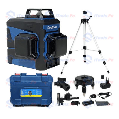 KIT NIVEL LASER 12 LINEAS VERDES + TRIPODE 1.5 MT DONG CHENG