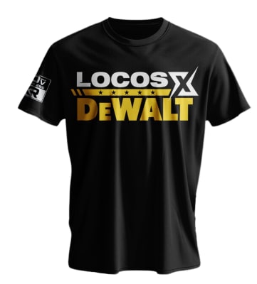 Polo de algodón locos por dewalt - talla M