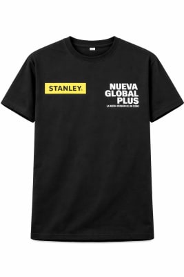 POLO NEGRO STANLEY TALLA M