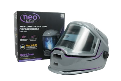 MASCARA DE SOLDAR FOTOSENSIBLE REAL COLOR TECNOLOGY DE 4 SENSORES NEO / MS-1104