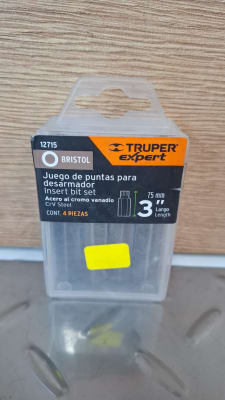 Juegos de 4 puntas bristol combinadas , TRUPER/ 12715-LI