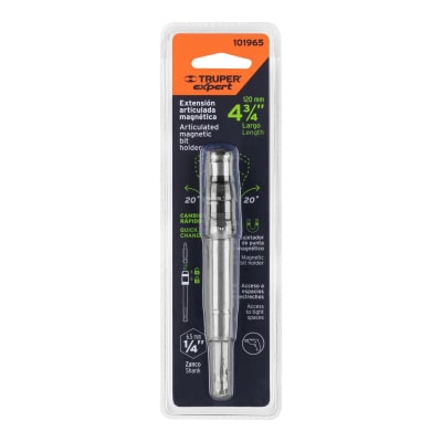 Adaptador articulado de 120 mm magnético para puntas, expert
