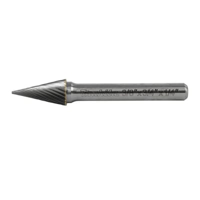 LIMA ROTATIVA CÓNICA PUNTADA PARA ALUMINIO 1/4