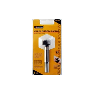 Broca forstner madera p/hoyo 26mm uyustools