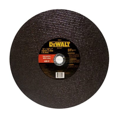 DISCO PARA TRONZADORA 14 X 0.12 X 1 DEWALT DW0014