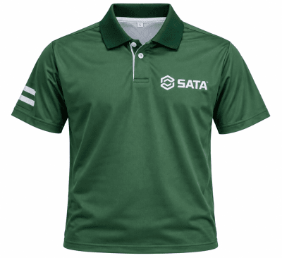 Polo camisero verde sata talla L