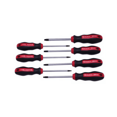 Kit Destornilladores TX 7 piezas Red Stripe - WURTH