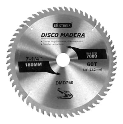 DISCO MADERA 7 1/4 60D UYUSTOOLS