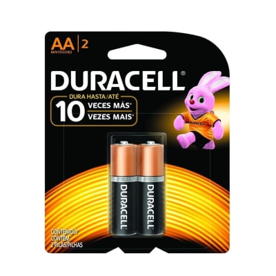 Pilas duracell 2a
