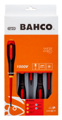 JUEGO DE DESTORNILLADORES AISLADOS VDE ERGO™ 5 PCS BAHCO / BE-9882S 0