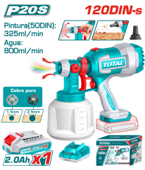 PISTOLA PARA PINTAR 20V 800ML TOTAL - FT - TSGLI20042 0