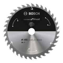 DISCO DE SIERRA STANDARD PARA MADERA 6-1/2