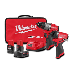 KIT COMBINADO INALAMBRICO M12 FUEL ULTIMA GENERACION MILWAUKEE / 3497-22