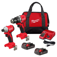 COMBO TALADRO Y ATORNILLADOR DE IMPACTO INDUSTRIAL M18 MILWAUKEE / 3610-259