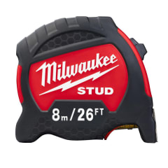 CINTA METRICA MILWAUKEE DE 8 M/26 PIES GEN II STUD 12