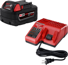 KIT DE INICIO MILWAUKEE 48-3159 BATERÍA M18 REDLITHIUM 3AH CON CARGADOR 220V 0