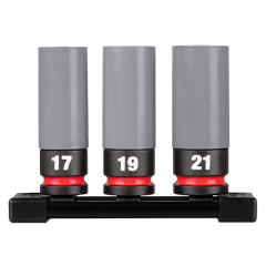 JUEGO DE DADOS DE 1/2 ” CON ACCIONAMIENTO SHOCKWAVE 3 PCS. MILWAUKEE / 49-66-7830