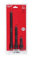 JUEGO DE EXTENSIONES DE 3 PIEZAS SHOCKWAVE IMPACT DUTY™ MILWAUKEE / 49-66-6715