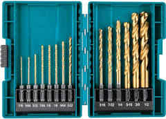 JUEGO DE BROCAS DE TITANIO IMPACT GOLD DE 14 PIEZAS, VÁSTAGO HEXAGONAL DE ¼” - B-65399 2