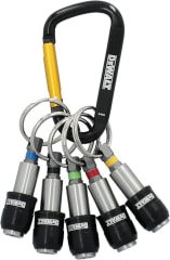 Portabrocas de 5 pzs de 1/4