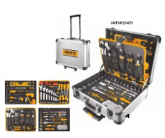 MALETA DE HERRAMIENTAS DE DADOS Y LLAVES  147 PIEZAS  1/2 , 1/4 INGCO 0