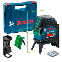 NIVEL LÁSER DE LÍNEAS VERDES 15 M CON PUNTOS BOSCH GCL 2-15 G 7