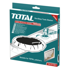 BONETE DE ALGODÓN PARA PULIDORA 180MM TOTAL / TAC721801 0