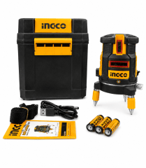 Nivel laser autonivelante industrial rojo ingco hll306505-liqui 0