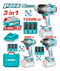 Llave Pistola De Impacto de 1350 nm  - 850 nm - 400 Nm Total Tosli250386 0