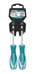 JUEGO DE 2 DESTORNILLADORES LARGOS TOTAL THTS250201 1