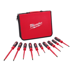 JUEGO DESTORNILLADOR CON AISLAMIENTO 10 PCS 1000V MILWAUKEE / 48-22-2210 0