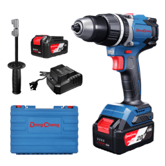 TALADRO PERCUTOR ATORNILLADOR BRUSHLESS 20V 5AH 120NM 1/2 CON MALETA DONG CHENG DCJZ03-13FK 2