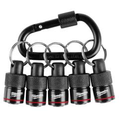 Portabrocas de 5 pzs con mosquetón MILWAUKEE / 48-32-4537 0