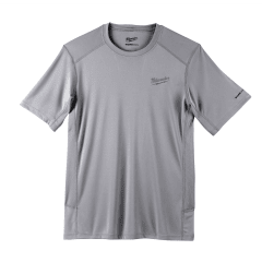 CAMISA GRIS L LIGERA DE ALTO RENDIMIENTO WORKSKIN™ - MANGA CORTA MILWAUKEE