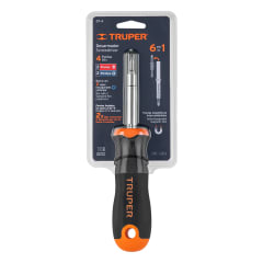 JUEGO DESARMADORES MULTIPUNTA 6 EN 1 TRUPER MULTI PUNTA 14200 0