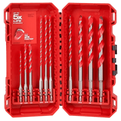 Kit de 10 piezas de brocas de carburo para taladro percutor SHOCKWAVE Impact Duty™ 48-20-9058 2