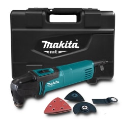 MULTIHERRAMIENTA 200W MT AZUL + 6 ACC. +MALETA MAKITA 0