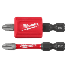 JUEGO DE PUNTAS PH2 Y ACCESORIO MAGNÉTICO SHOCKWAVE IMPACT DUTY™ MILWAUKEE /  48-32-4550