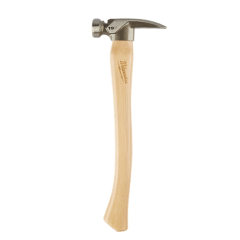 Martillo carpintero 19 oz con mango de madera cara lisa  MILWAUKEE / 48-22-9519 0