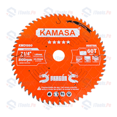 DISCO SIERRA DRAGÓN 185mm 60T - 5 ESTRELLAS KAMASA KMD1860 0