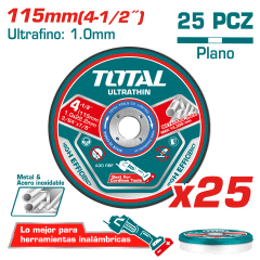 KIT DISCOS DE CORTE PARA METAL 4 1/2