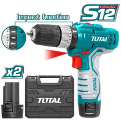 TALADRO PERCUTOR ATORNILLADOR 12V 1/2'' INALÁMBRICO - TIDLI1232 0