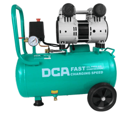 COMPRESORA OIL-FREE 1100W 8BAR 24L 70L/MIN DCA - AQE1100/24L 0