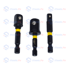 SET ADAPTADORES DE IMPACTO C/VASTAGO HEX 1/4