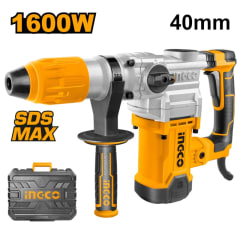 ROTOMARTILLO DEMOLEDOR SDS-MAX 1600W CON MALETIN INGCO 0